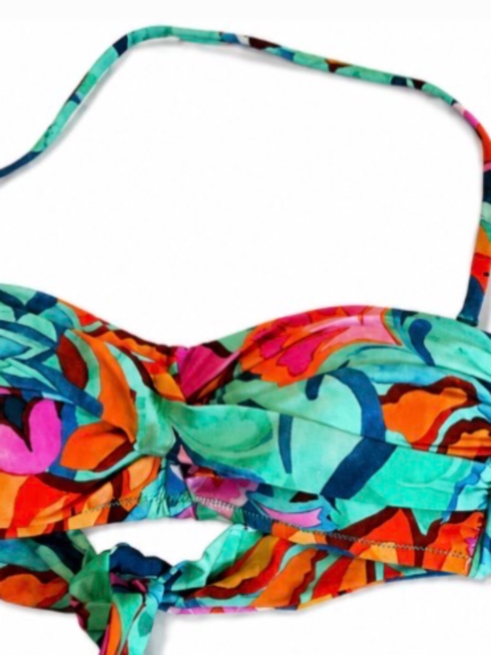 Sunshine 79 Floral Bandeau Bikini Swim Top – NWT – Size 2